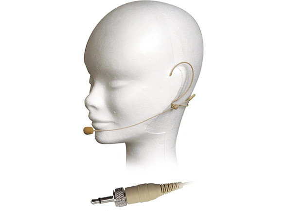Karma Microfone Headset Cabeça Ficha 3,5 Mono Anel Creme Karma Microfone Headset Cabeça Ficha 3,5 Mono Anel Creme